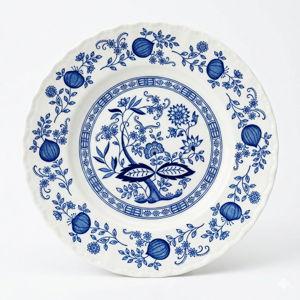 Enoch Wedgwood Dinner Plates (5) - Blue Heritage Blue Onion