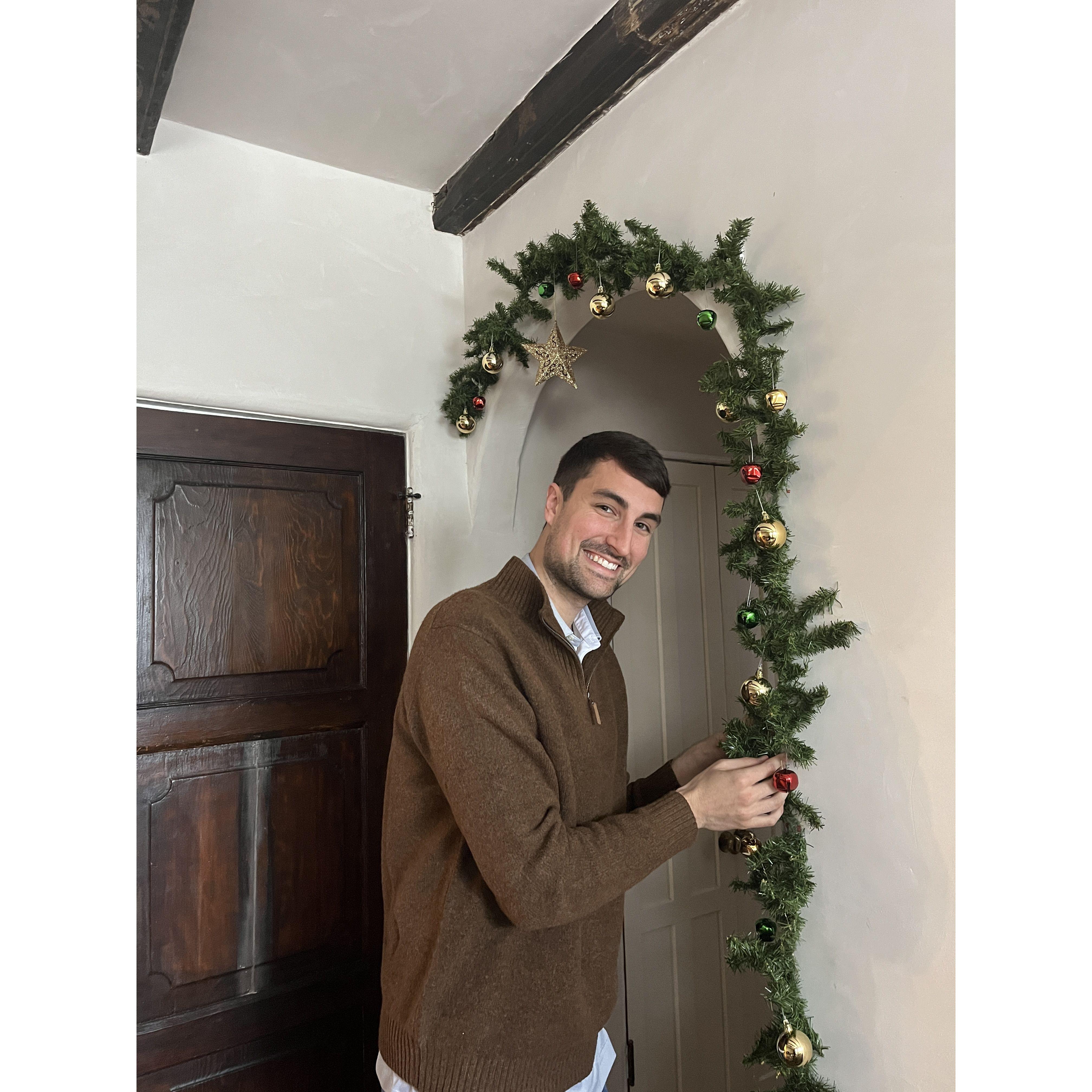 Decorating my apartment for Christmas