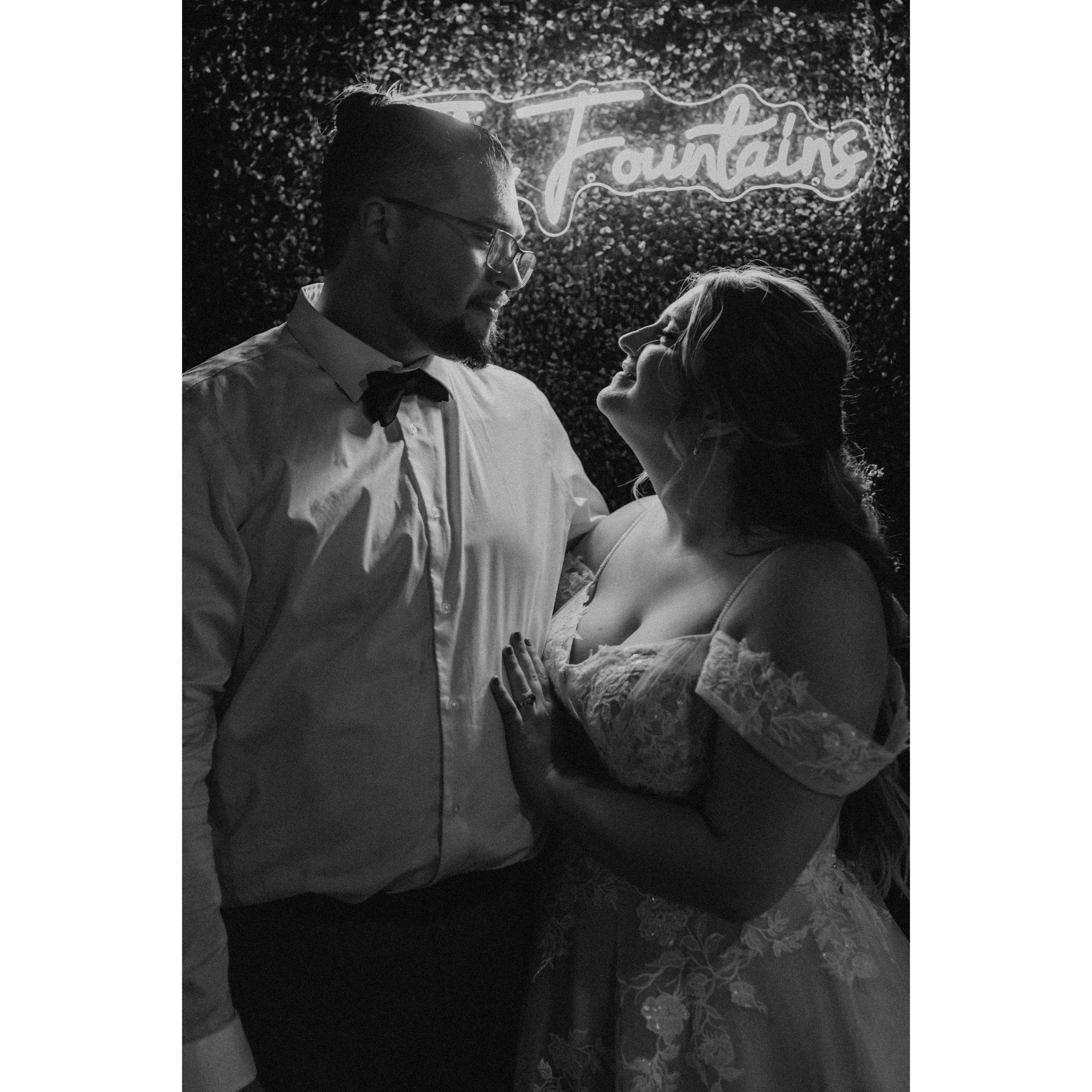 Congratulations Mr. and Mrs. Fountain! 10-12-24 (Bridesmaid Megan and Best Man Jarod)