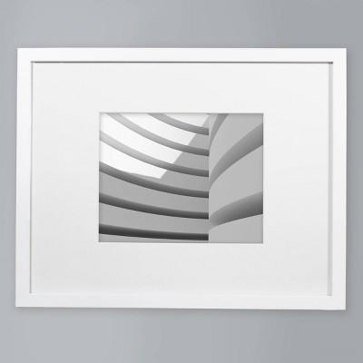 8" x 10" Matted Wood Frame White - Made By Design™