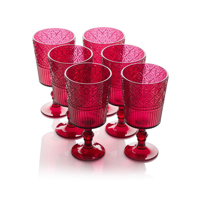 Certified International Victoria Acrylic All-Purpose Goblets, Set of 6