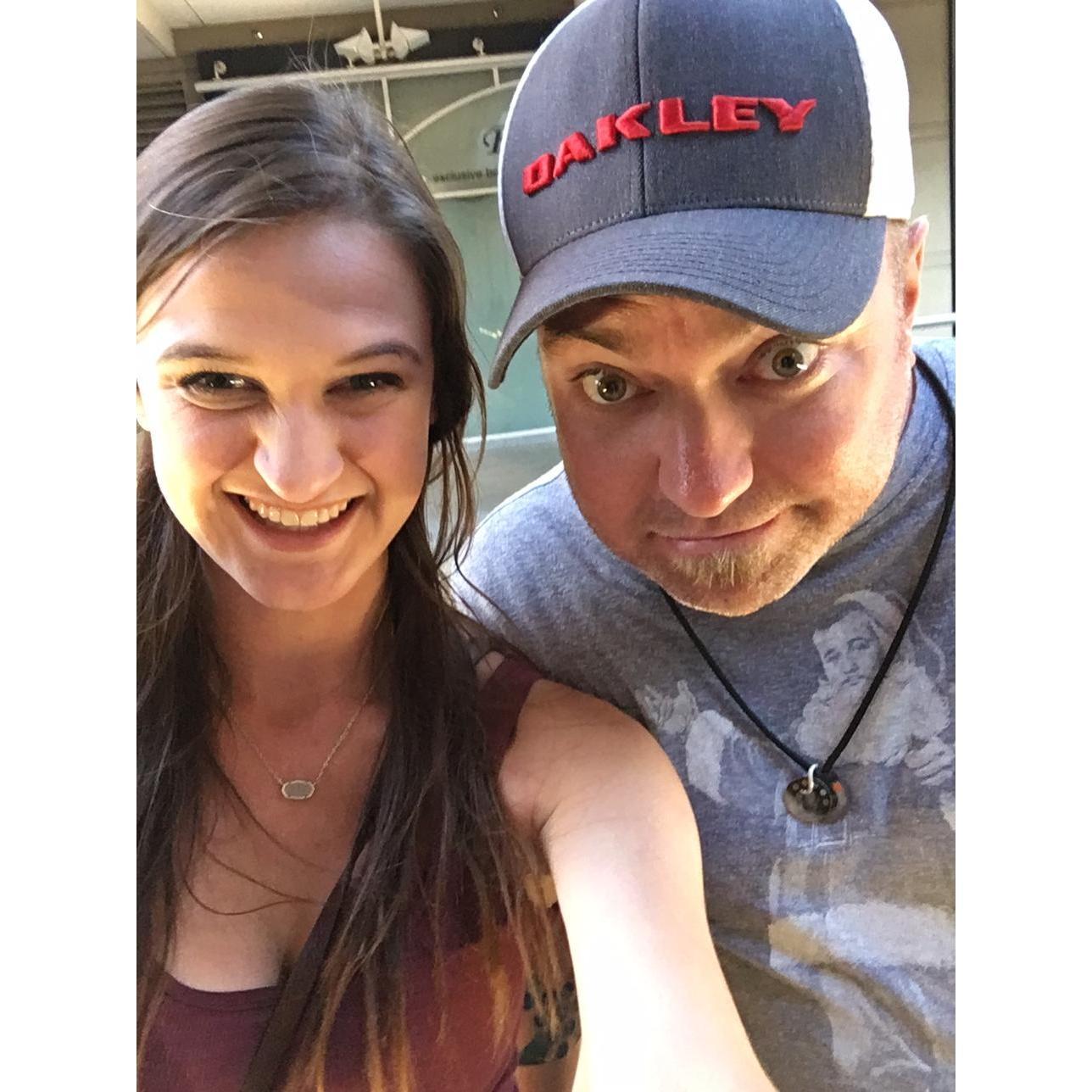 Our first date to see "Wonder Woman"... Neil was SO nervous.