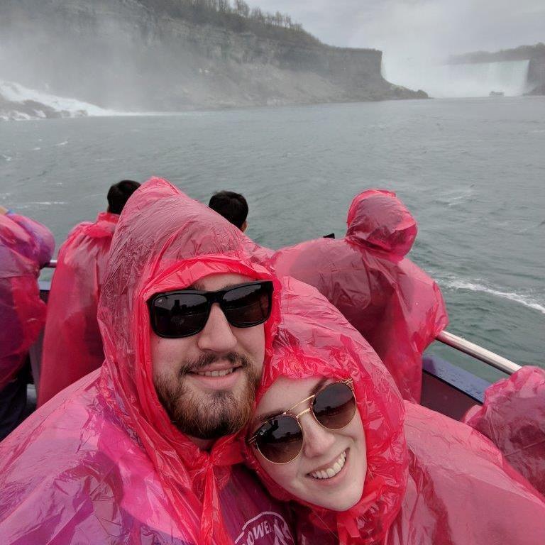 Embracing the cold on a weekend trip to Niagara Falls