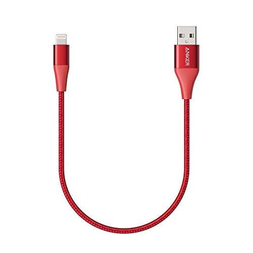Anker Powerline+ II Lightning Cable (1ft), MFi Certified for Flawless Compatibility with iPhone 11 / XS/XS Max/XR/X / 8/8 Plus / 7/7 Plus / 6/6 Plus / 5 / 5S and More