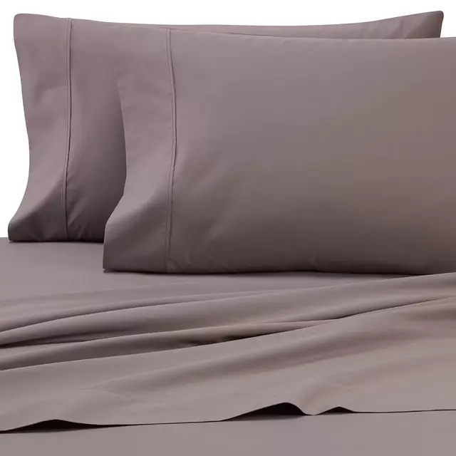 Heartland® HomeGrown™ 325-Thread-Count Cotton Percale King Pillowcase in Grey