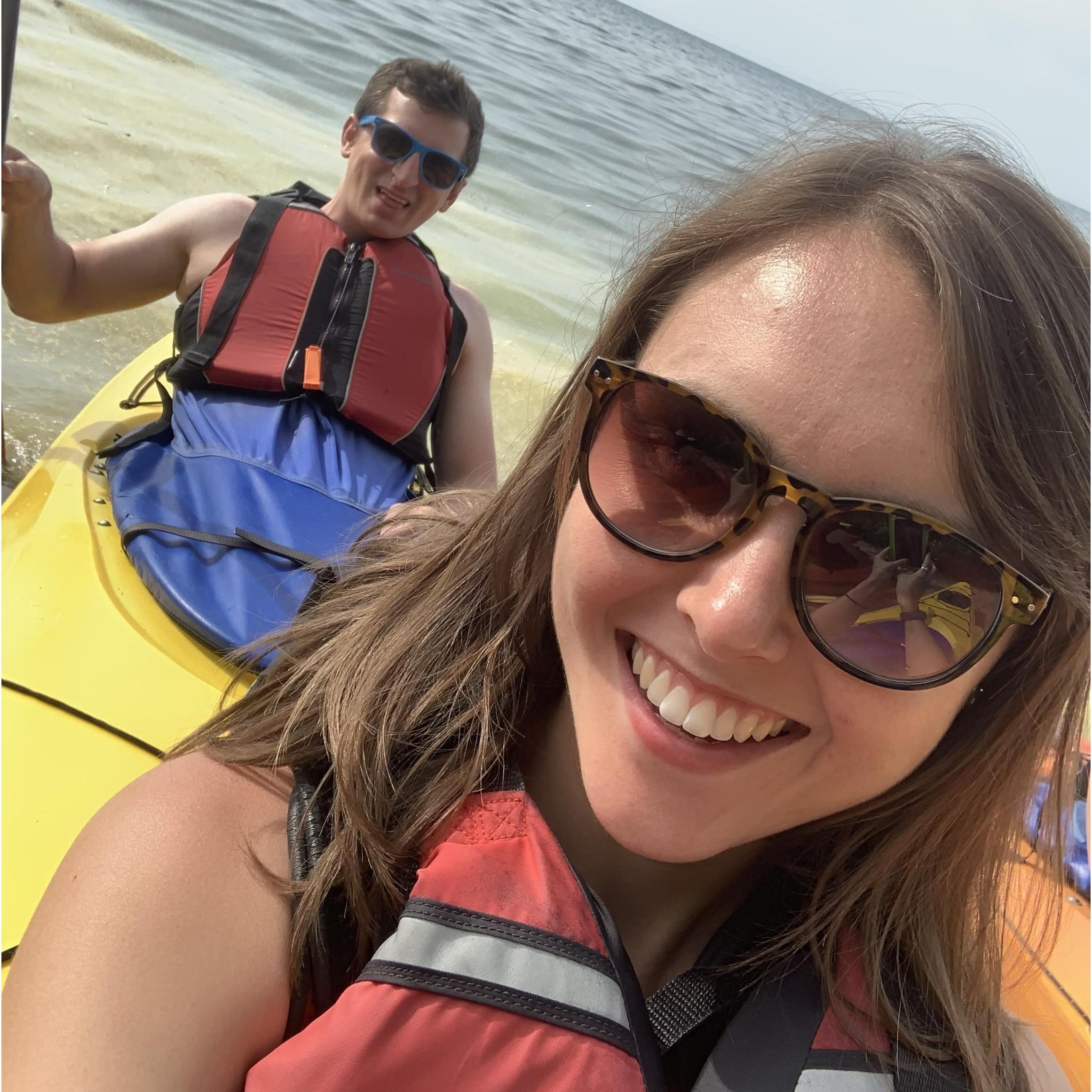 Tandem Sea Kayaking on Lake Superior (i.e., team building activity)