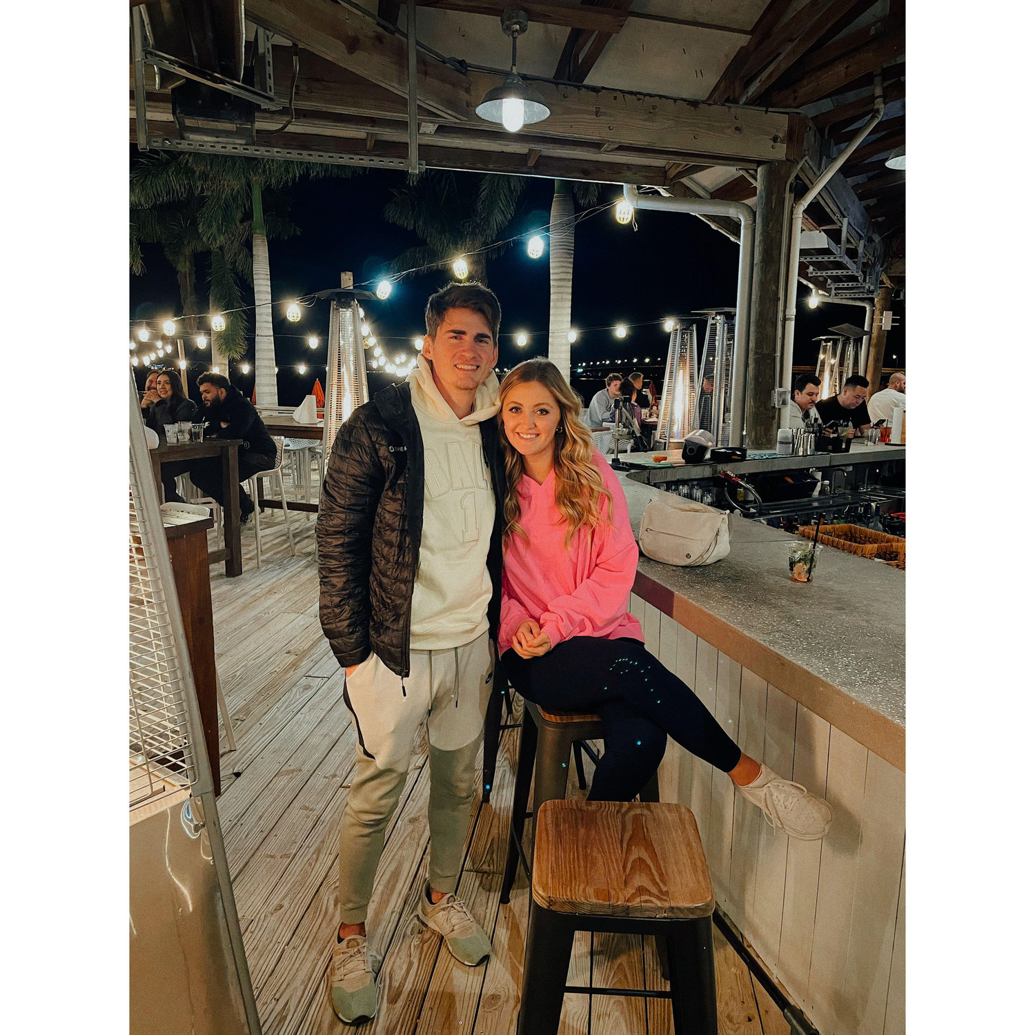 Many trips to our fav restaurant- Salt Shack!