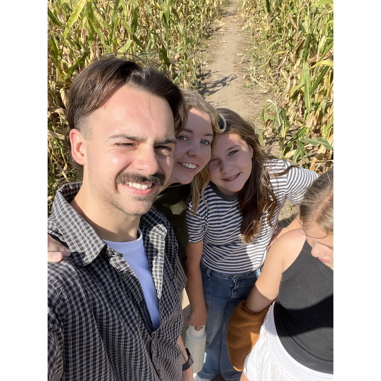 Mia's sisters favorite thing is when Elijah + Mia take them to the pumpkin patch