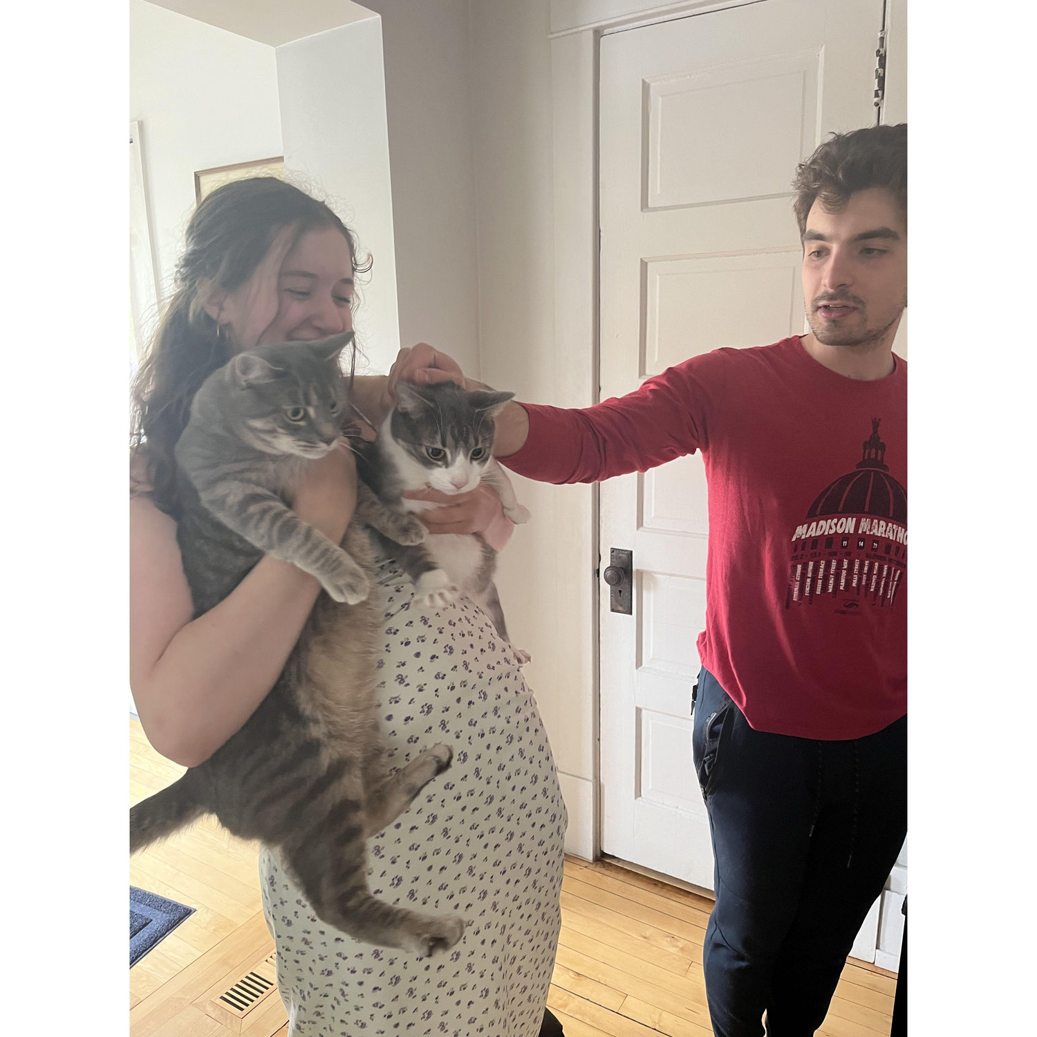 family pic with archie and nina