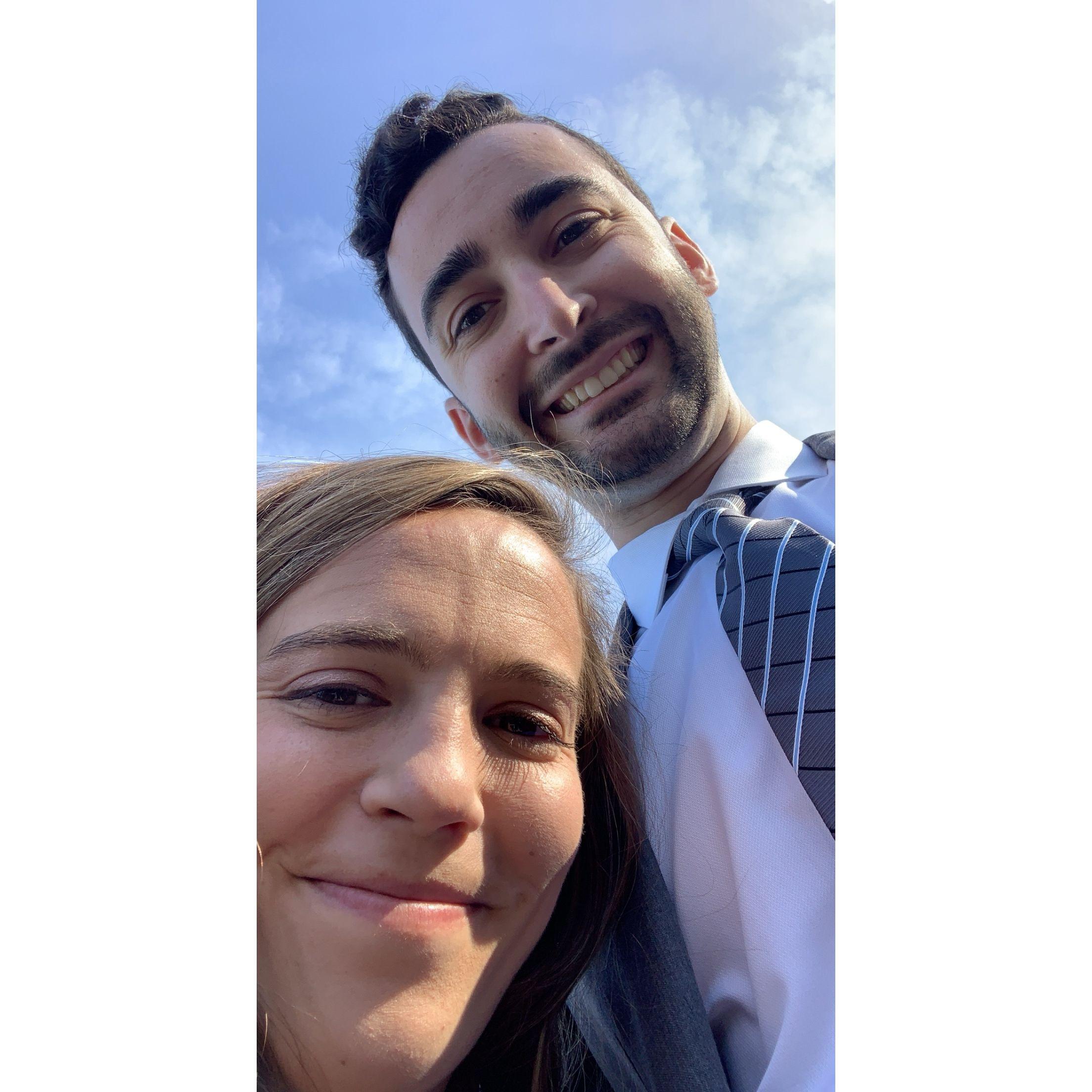 We have been to more than a few weddings together and most of the pictures look like this