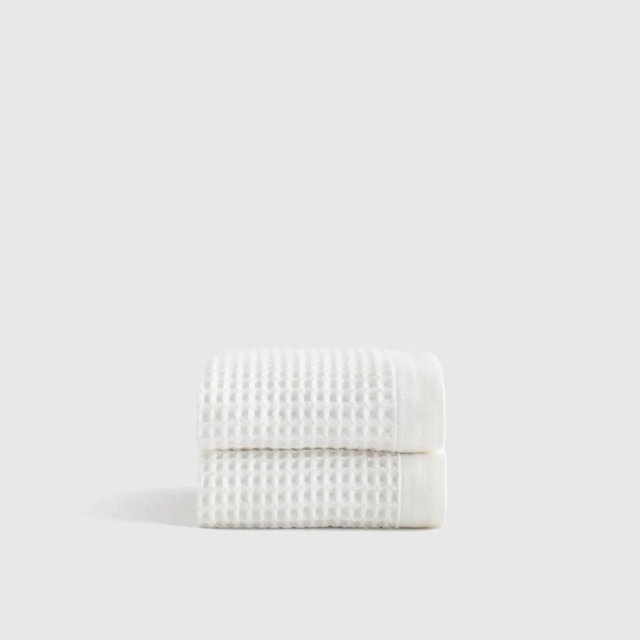 Organic Turkish Waffle Hand Towels (Set of 2)