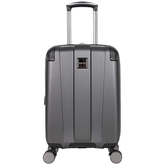 Kenneth Cole Reaction Continuum Hardside 8-Wheel Expandable Upright Spinner Luggage, Charcoal, 20-inch Carry-On