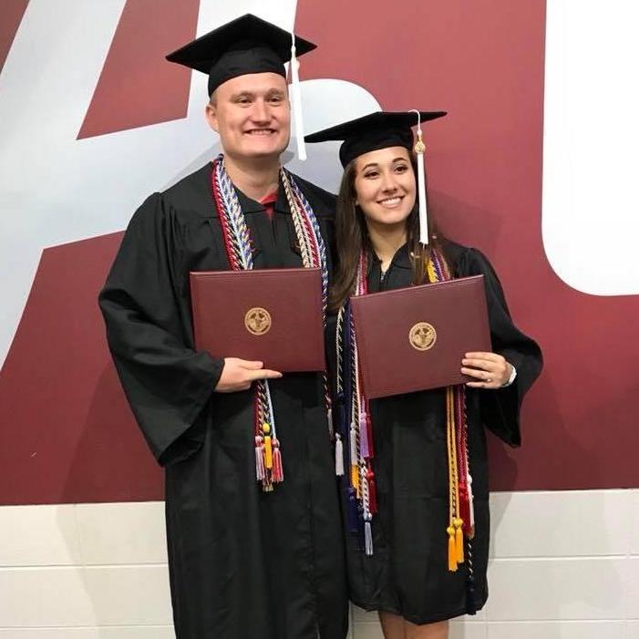 We graduated together from the University of Alabama, Honors College in 2018