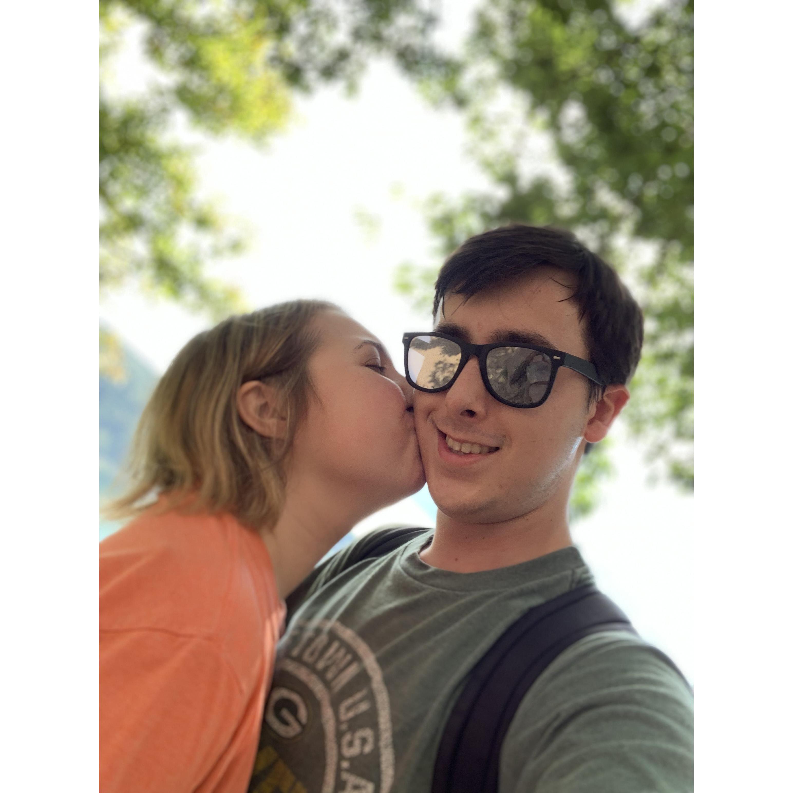 Hiking at Devil's Lake- 2019