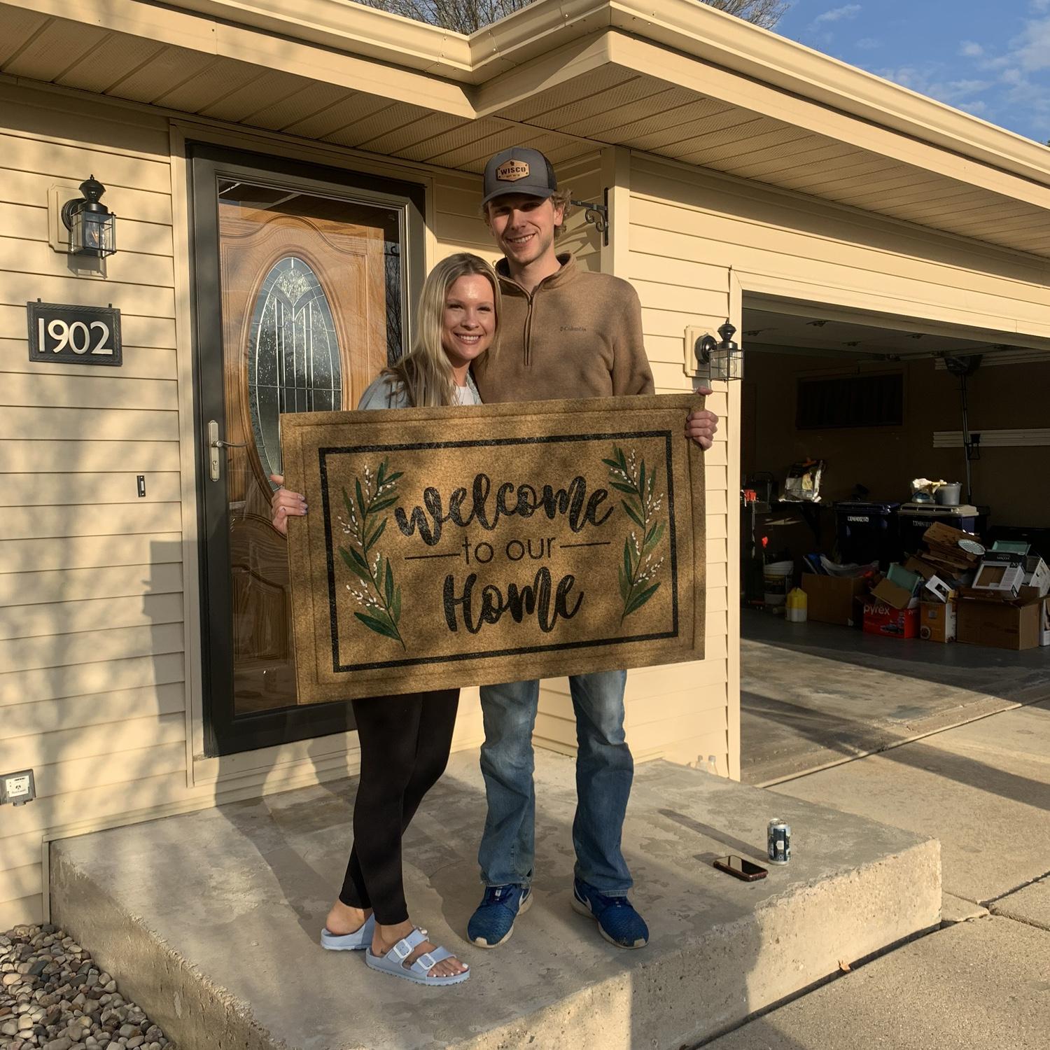 Our first HOME!! 🏠