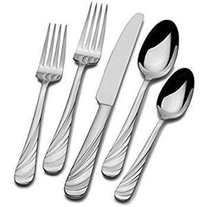 Mikasa Swirl 20-Piece Flatware Set