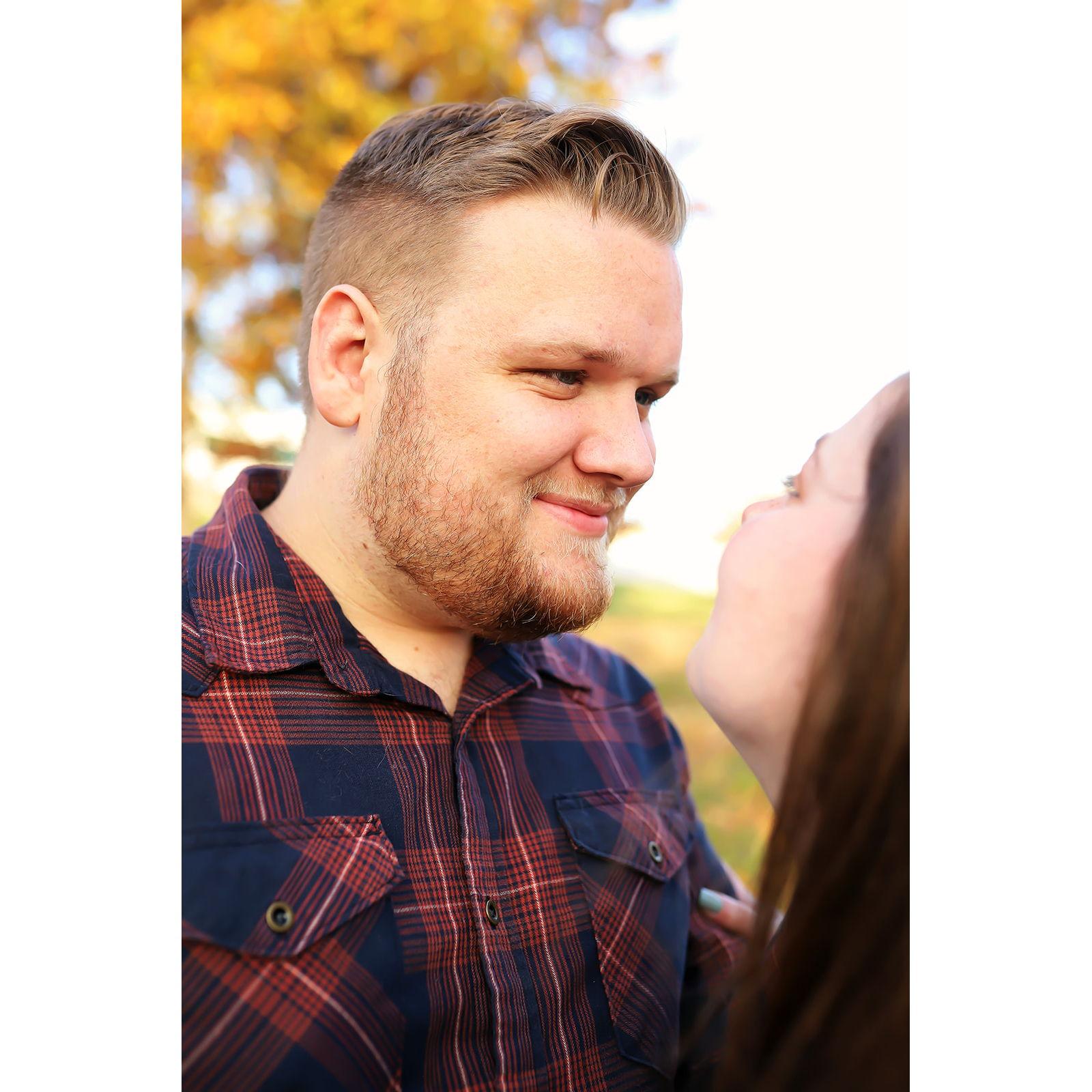 I love the way he looks at me.