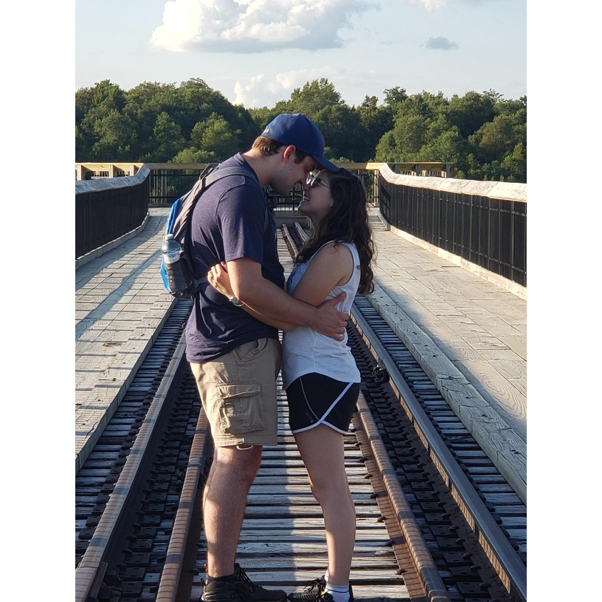 My families vacation to Pennsylvania at the Kinzua Bridge State Park