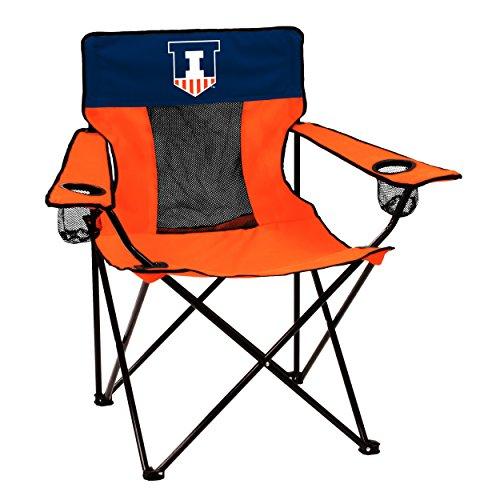 Collegiate Folding Elite Chair with Mesh Back and Carry Bag