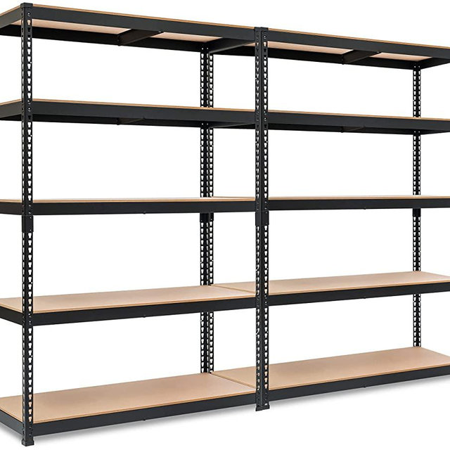 HOMEDANT Z-BEAM Heavy Duty Wide Size Garage Storage, 5-Tier Adjustable Metal Shelving Unit Utility Rack Shelves Organization Multipurpose Shelf, Shed Warehouse Basement 47.7"W x 18.2"D x 71.3"H, 2Pack