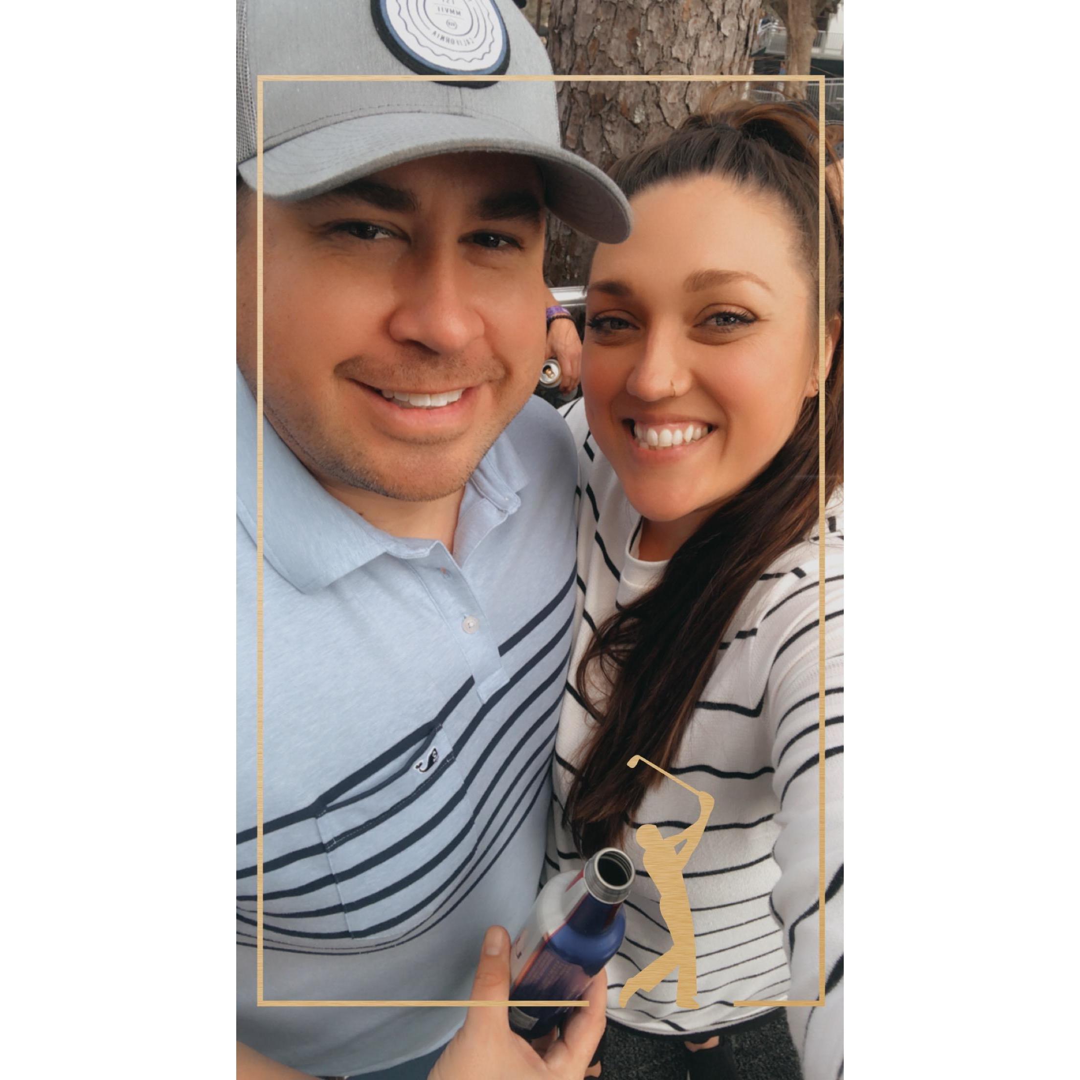 TPC. Hours before the world lost its mind and turned upside down. Thanks, Covid.
Ironically, the year we had the BEST tickets.