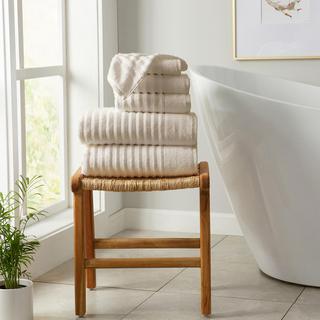 Karina 6-Piece Combed Cotton Bath Towel Set