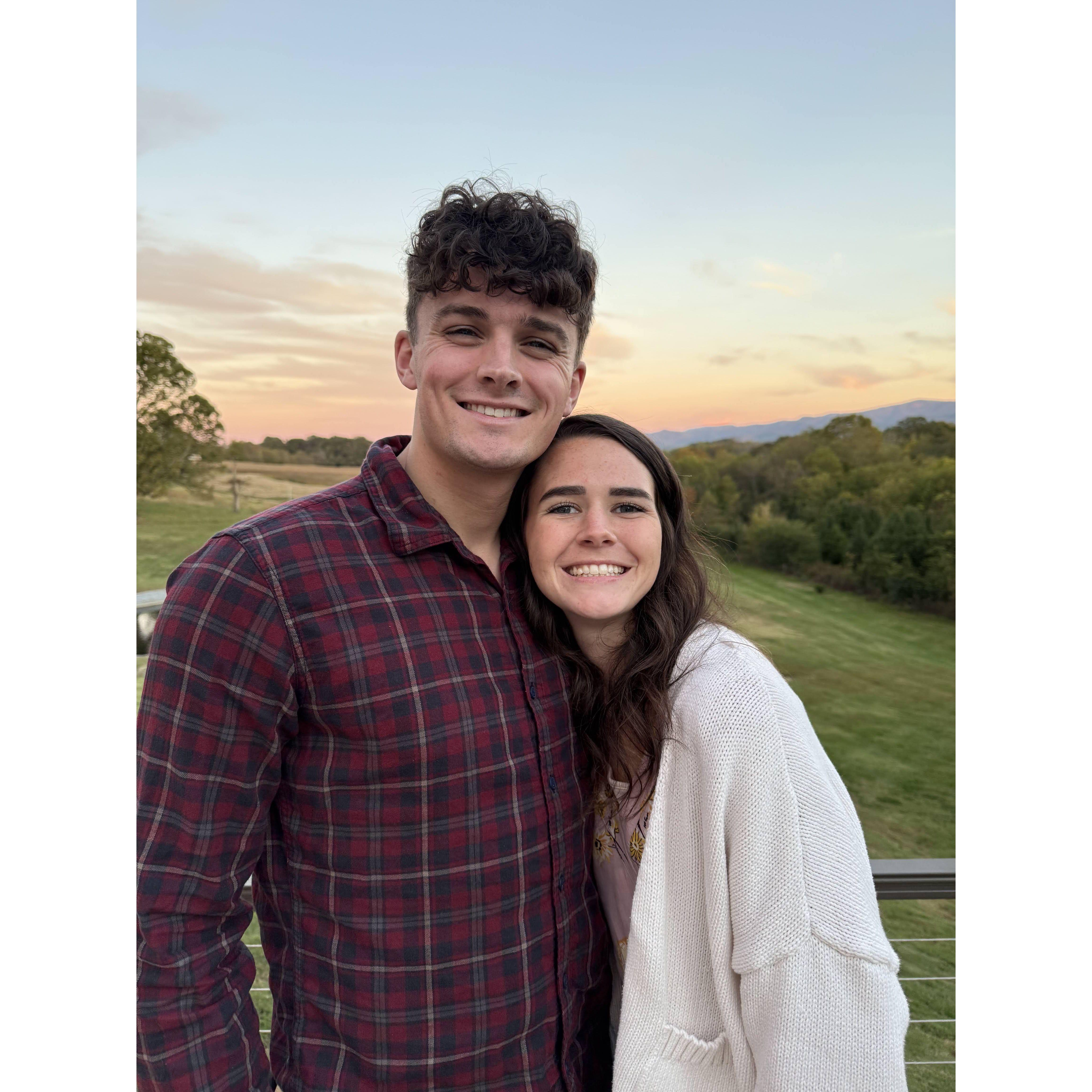 first wedding after being engaged
