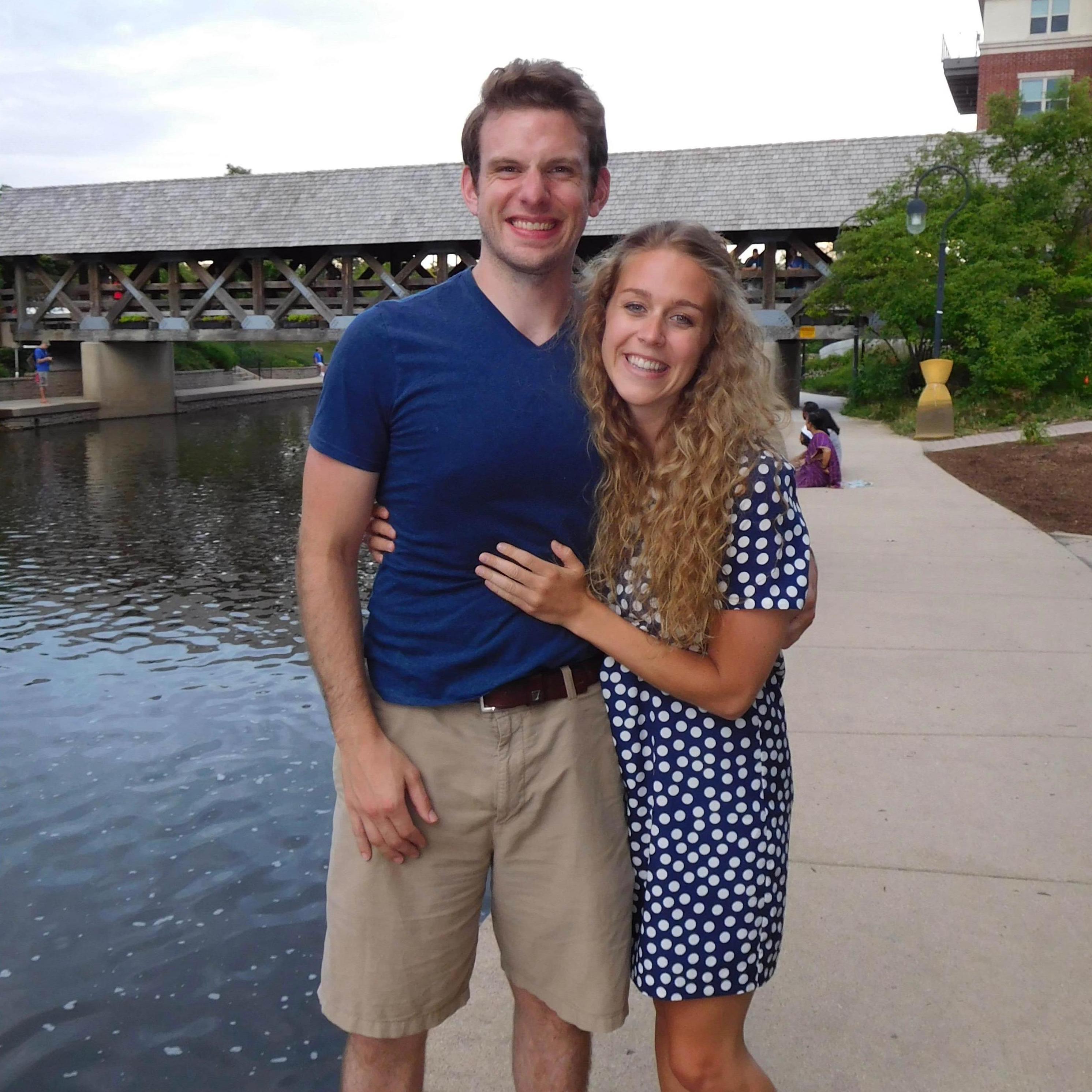 Summertime in downtown Naperville, where Chris grew up!