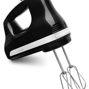 KitchenAid KHM512OB Hand Mixer, Black, 1