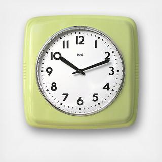 Square Retro Modern Wall Clock