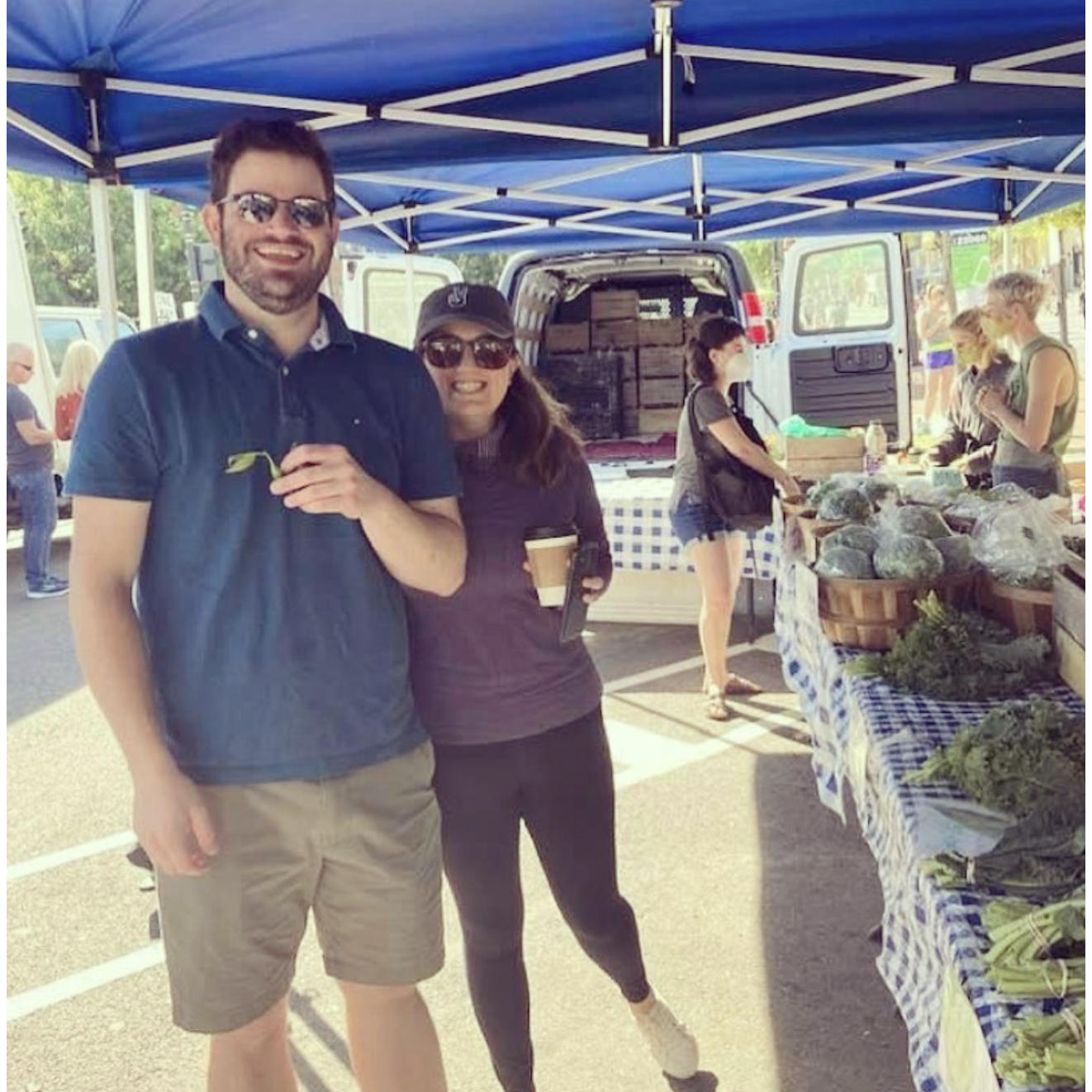 From the start of our relationship, one of our favorite things to do together was go to the farmers market each Saturday. We would grab coffee at a local spot, and then hit up the market.