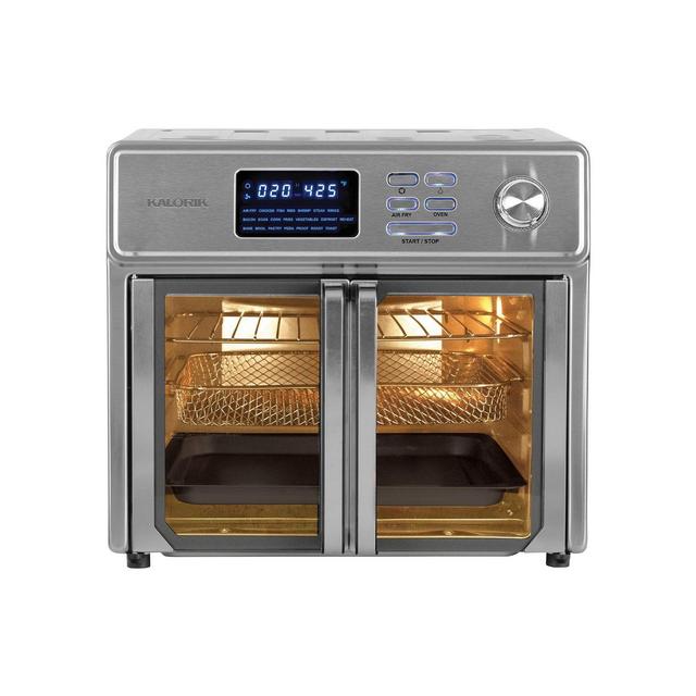 Kalorik 26 Quart Digital Maxx Air Fryer Oven, Stainless Steel