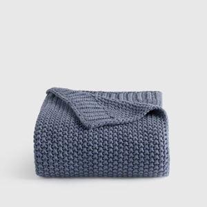Cotton Fisherman Throw in Mineral