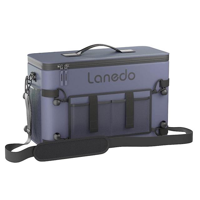 Lanedo 34-Can Soft-Sided Cooler - Collapsible, Leak-Proof, Use as a Beach Cooler, Soft Ice Bag, Ice Chest, or Travel Cooler for Food Shopping, Camping, Kayaking, Fishing, and Multi-Person Lunch Bag.