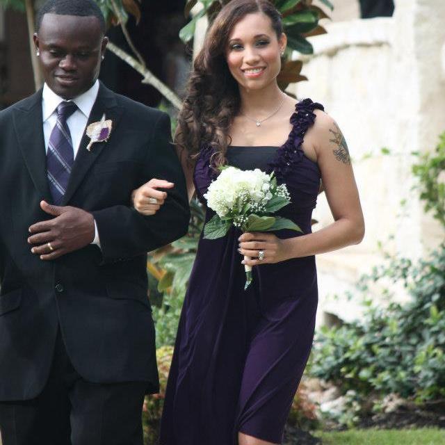 Groomsman and Bridesmaid for David and Susan's Wedding. This is an all time favorite picture.