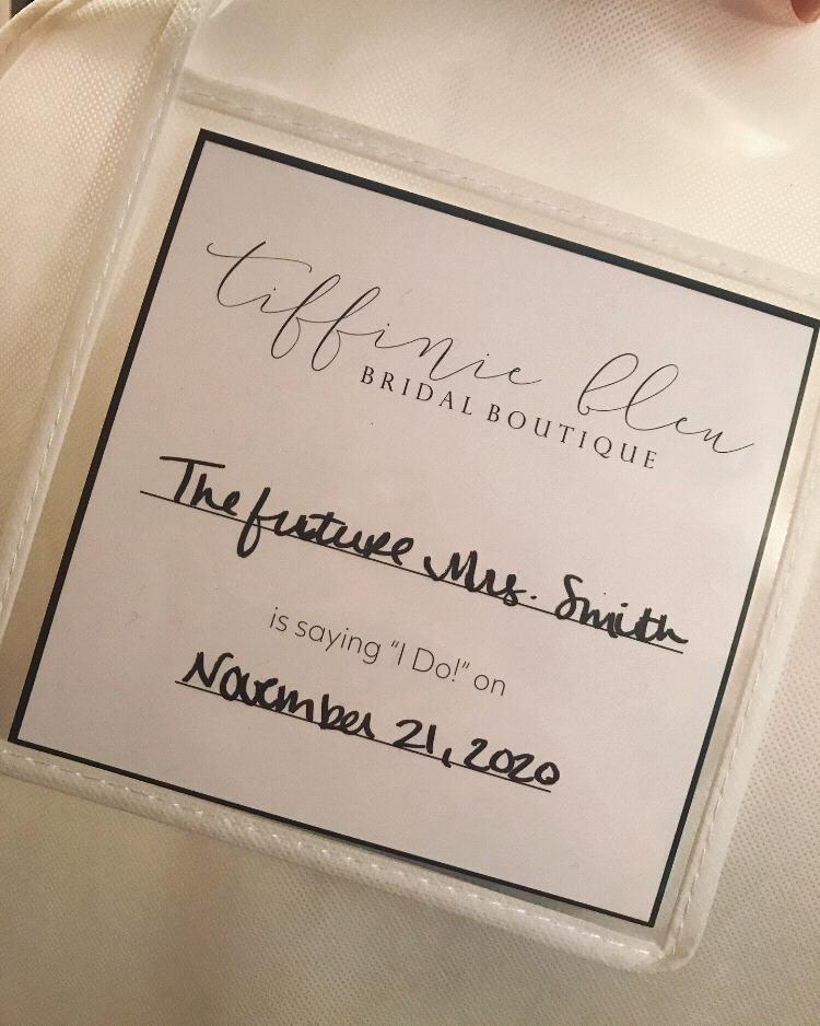 Brought home the dress! May 8, 2020.