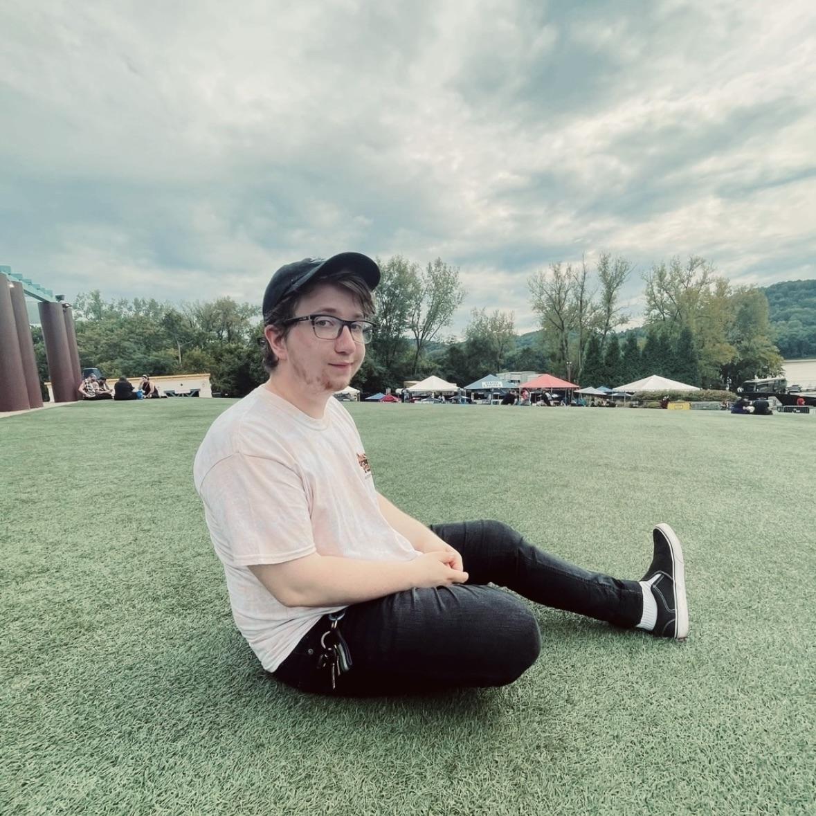 Sam at Riverbend attending Ohio Is For Lovers Festival 9/10/22. Photo taken by Shannon.