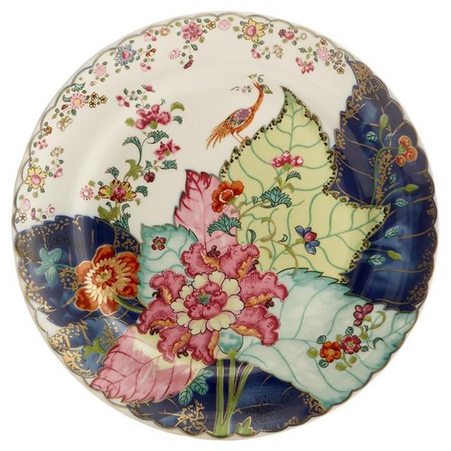 MOTTAHEDEH TOBACCO LEAF SALAD DESSERT PLATE