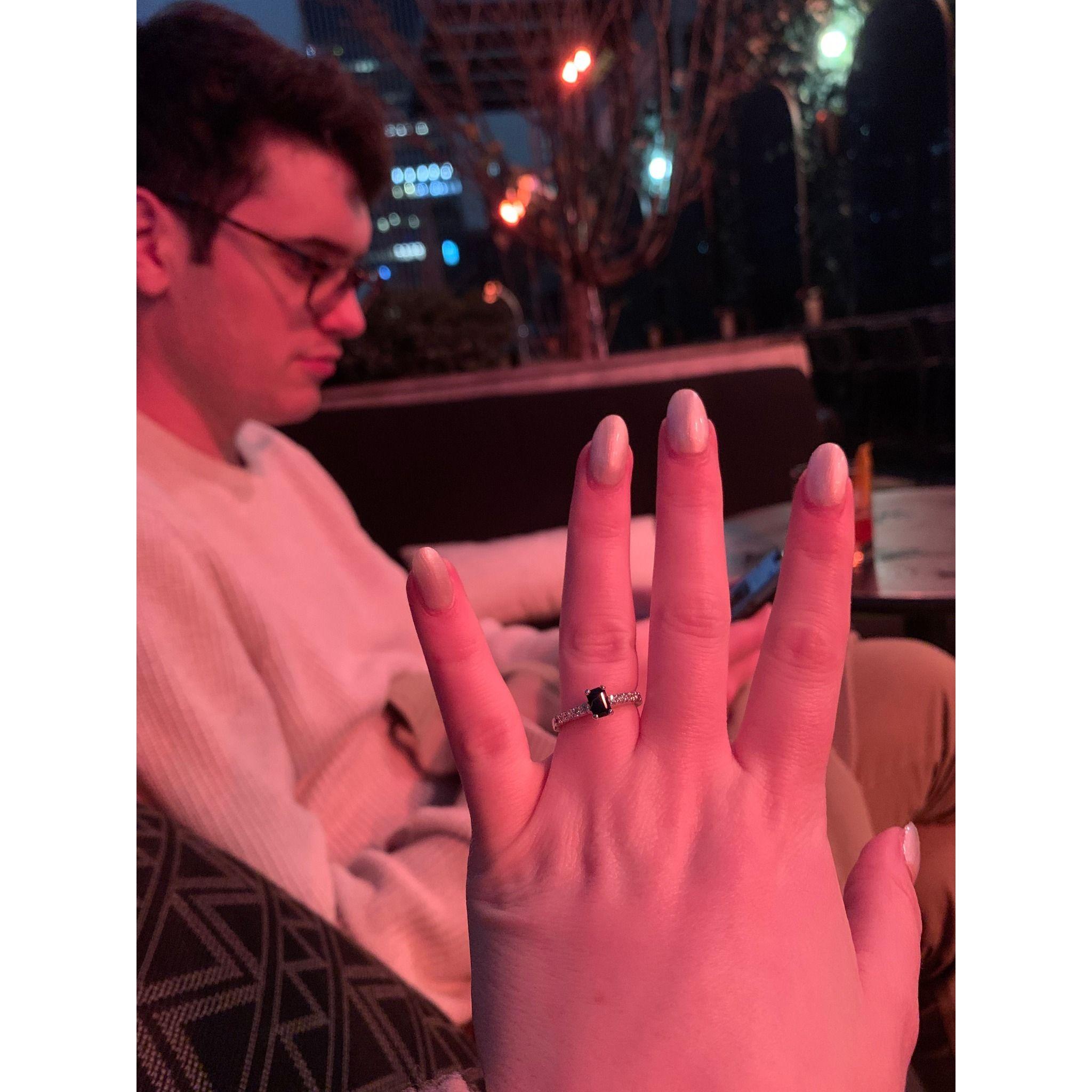 The night of the proposal!