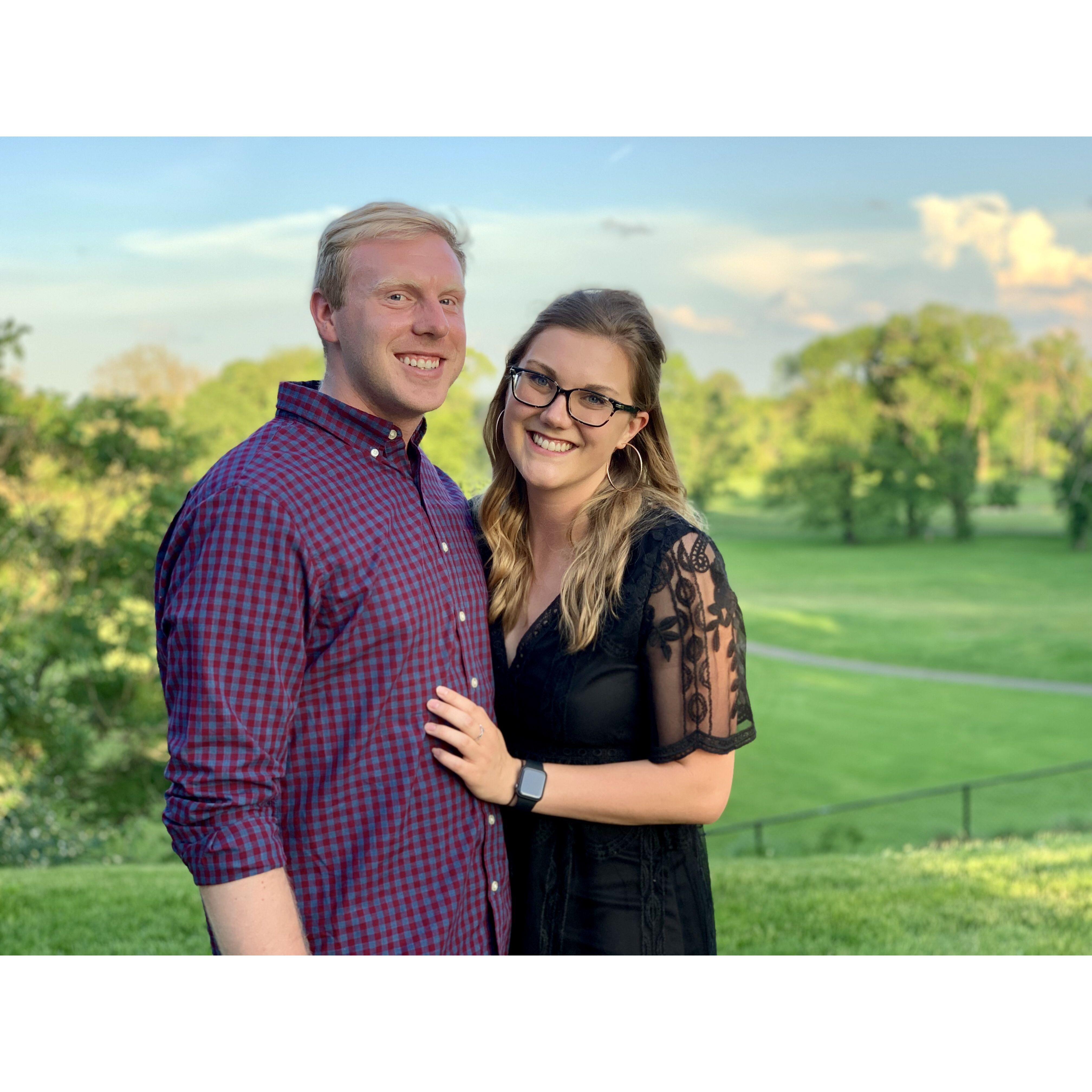 Dinner at the Iron Skillet before race day in 2019.