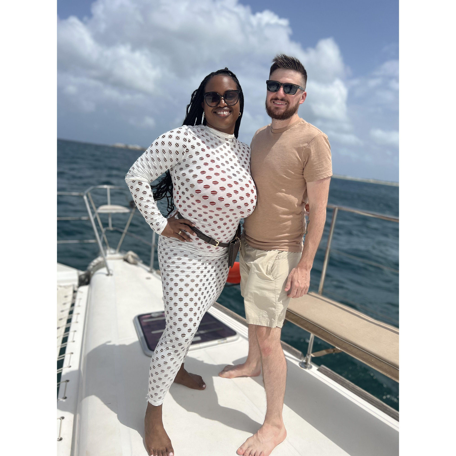 We're on a boat! St. Marteen, July 2022