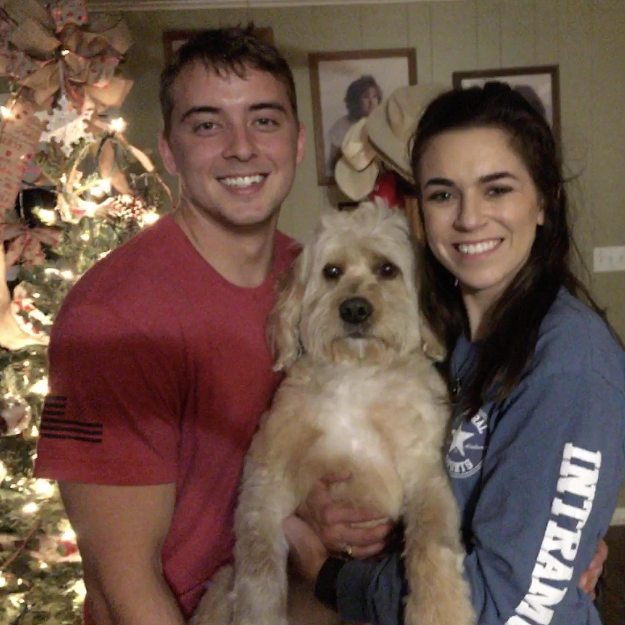 Our first Christmas together.