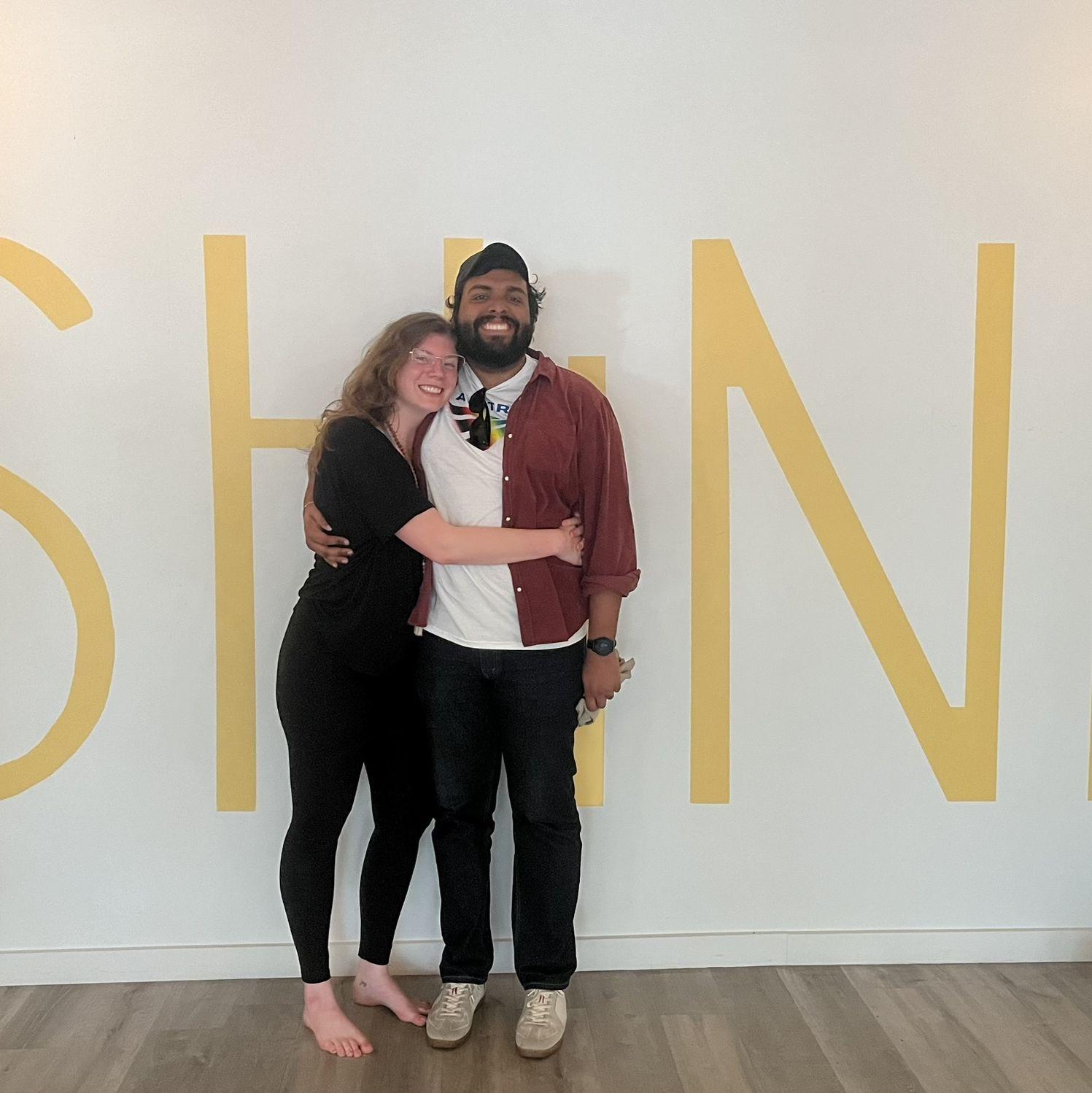 Ashley also completed a yoga teacher training during Tim's last year of grad school.