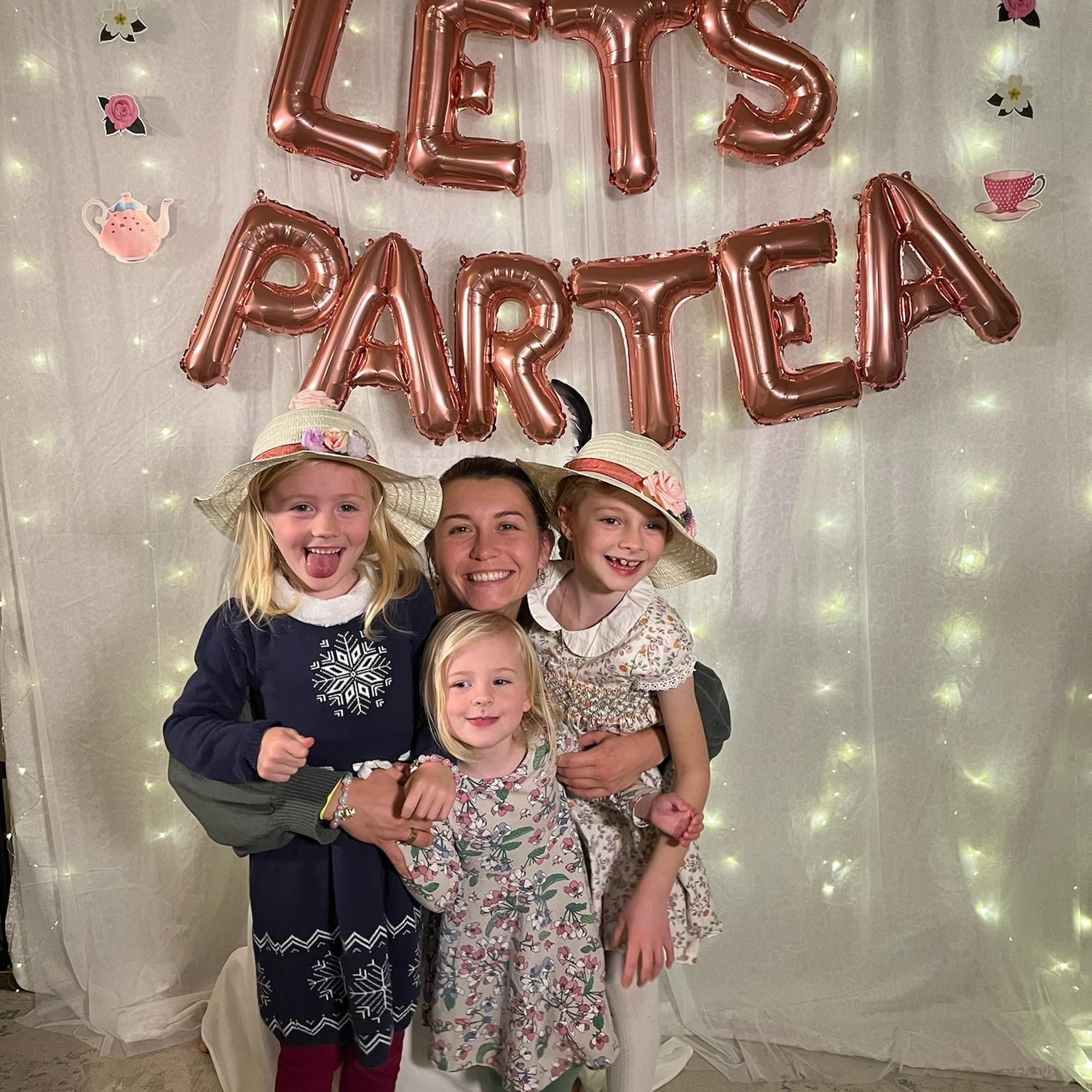I got to go up to Washington to surprise the girls for Gemma’s birthday. We had a tea party with all of her friends, and we got to see the Nutcracker. December 2025
