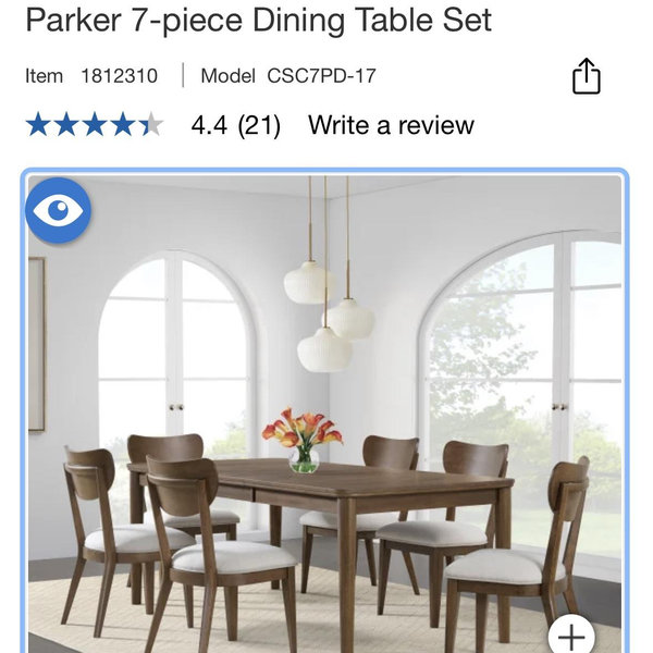 Costco Table Set