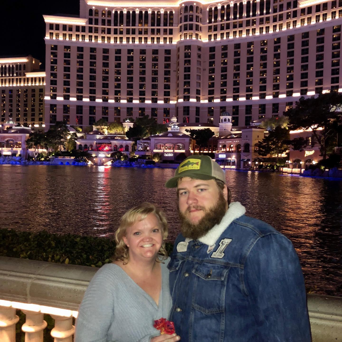 In Vegas on our cross country trip!