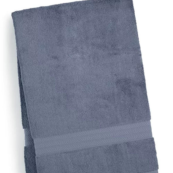 Hotel Collection Turkish Cotton Bath Sheet, 35" x 70", Exclusively at Macy’s - Slate Blue