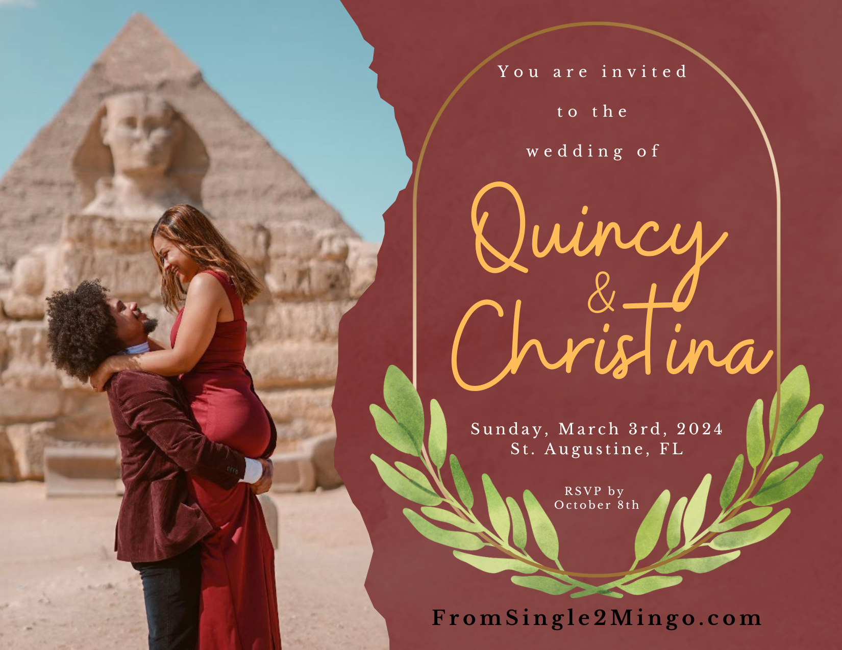The Wedding Website of Christina Edwards and Quincy Mingo