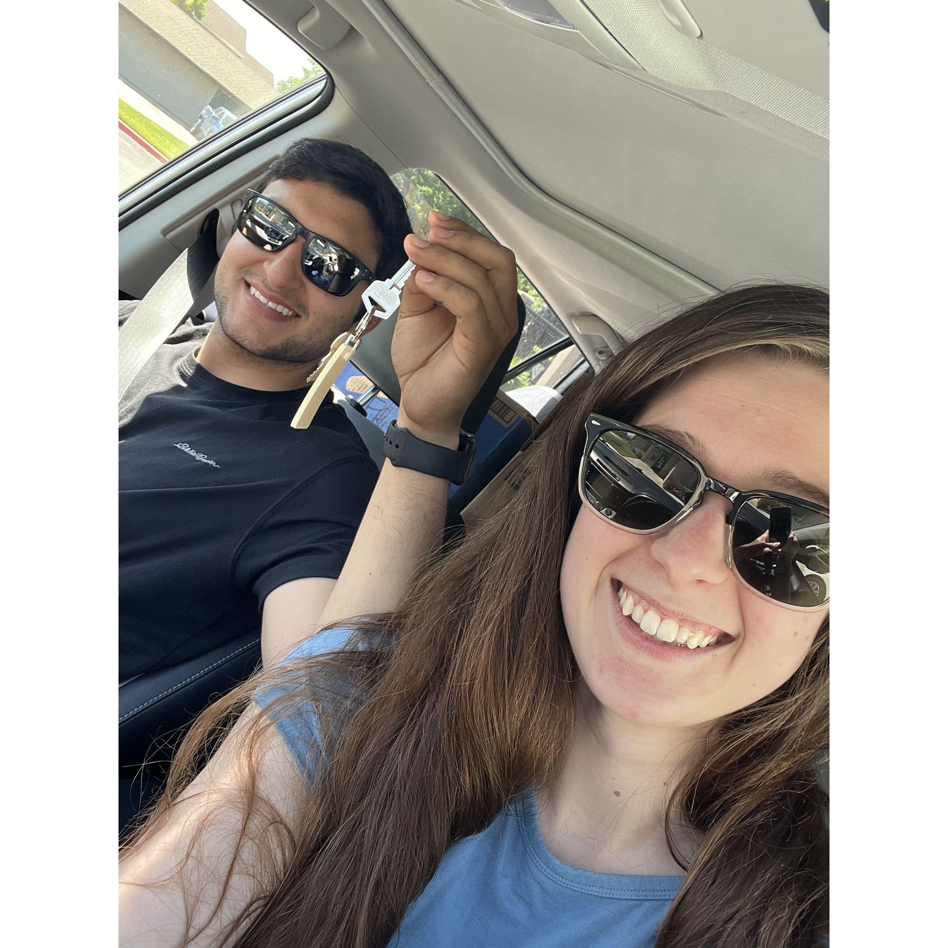 Our first apartment together!