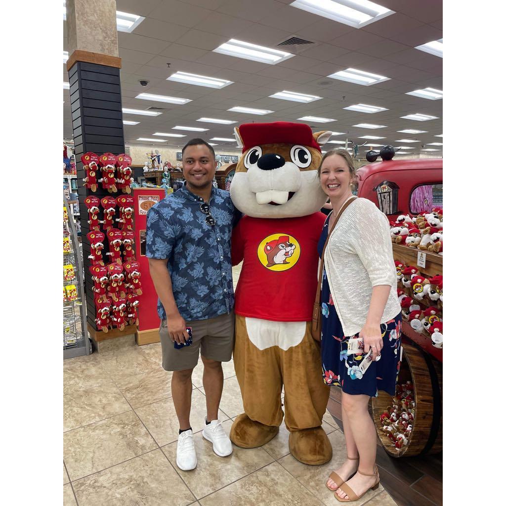 Visiting Bucee's in TX of course!